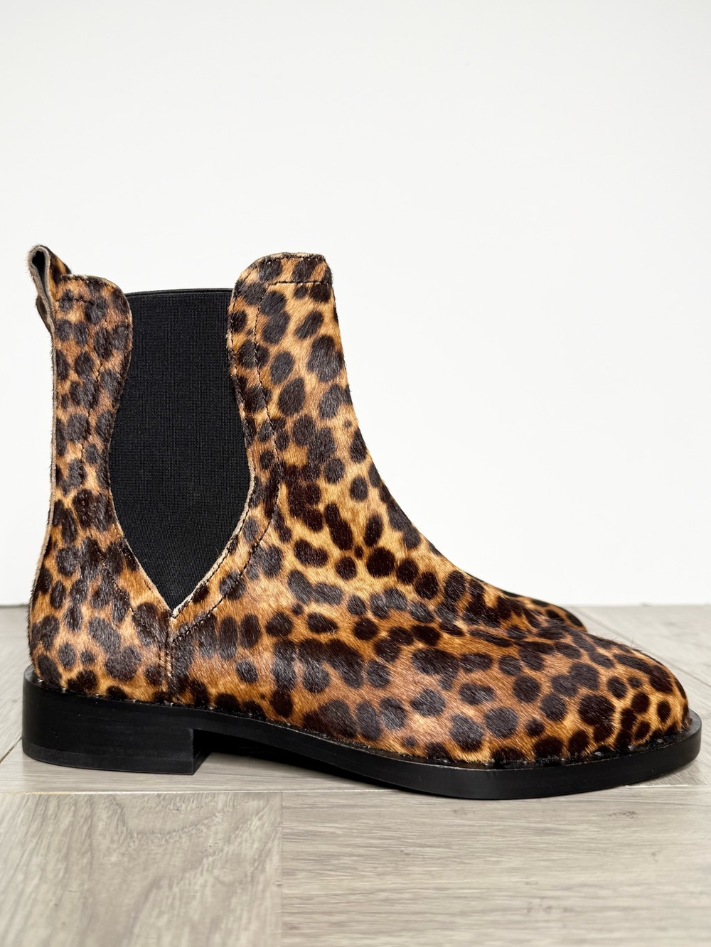 Rebecca Minkoff Leopard Chelsea Boot 6